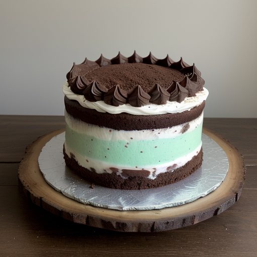 Chocolate Mint Layer Cake recipe image