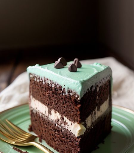 Chocolate Mint Layer Cake recipe image