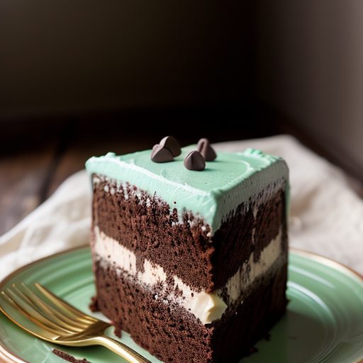 Chocolate Mint Layer Cake recipe image