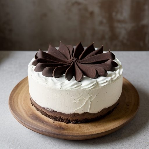 Chocolate Mint Meringue Cheesecake recipe image