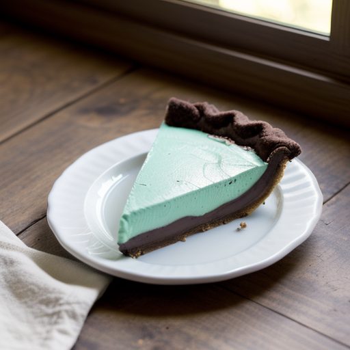 Chocolate Mint Pie recipe image