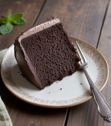 Chocolate Mint Truffle Cake recipe image
