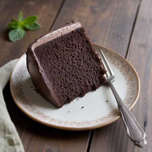 Chocolate Mint Truffle Cake recipe image