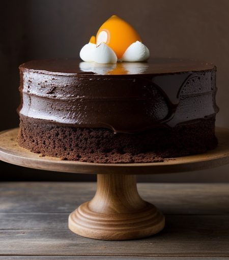 Chocolate Molasses Cake recipe image