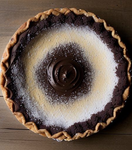 Chocolate Mosaic Fruit Tart recipe image