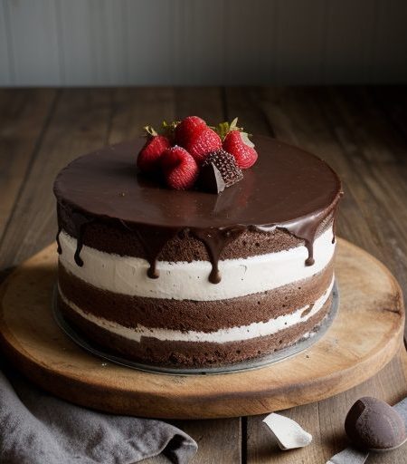 Chocolate Mousse Cake (Part Two recipe image