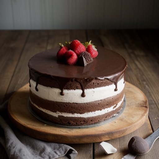 Chocolate Mousse Cake (Part Two recipe image
