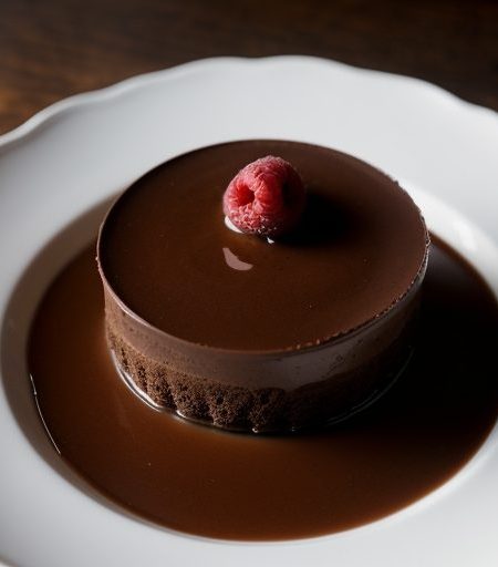 Chocolate Mousse Flan recipe image