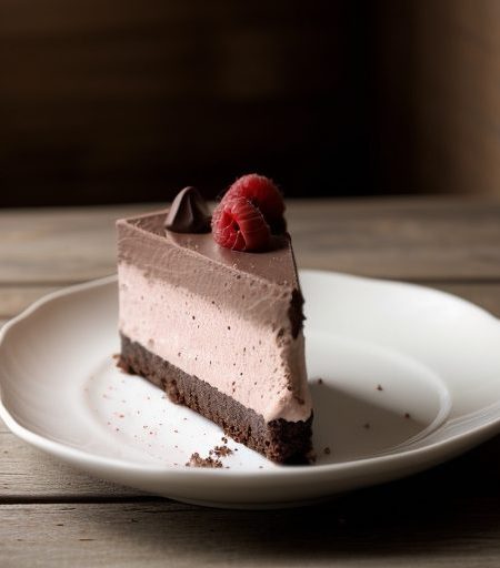 Chocolate Mousse & Raspberry Cream Dacquoise 1 recipe image