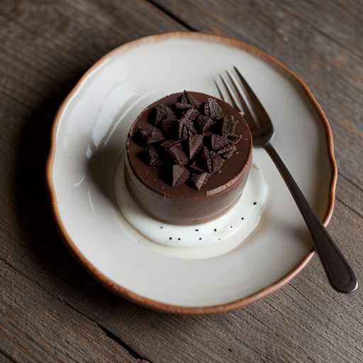 Chocolate Mousse With Rum Soaked Raisins recipe image