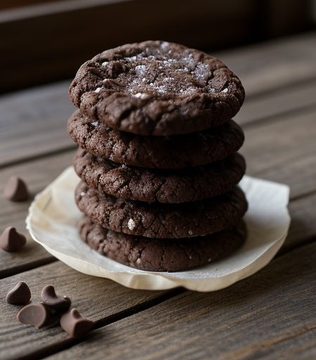 Chocolate No Bake Cookies recipe image