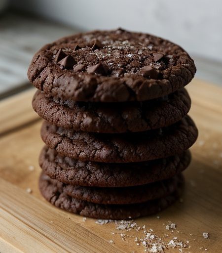 Chocolate No Bake Cookies recipe image