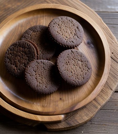 Chocolate Nut Crisps recipe image
