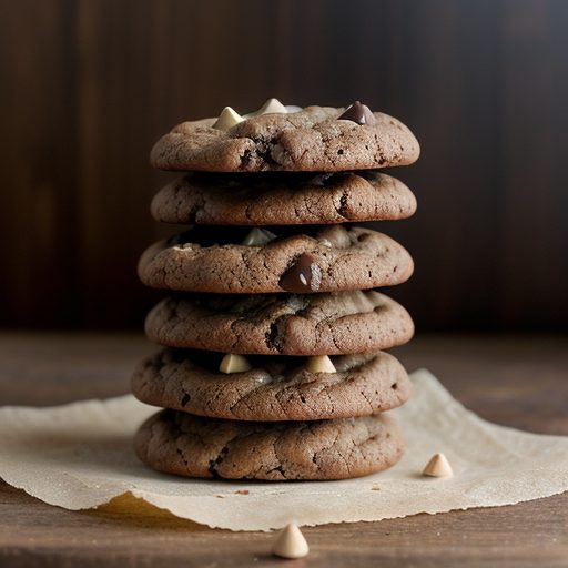 Chocolate Nut Drop Cookies recipe image