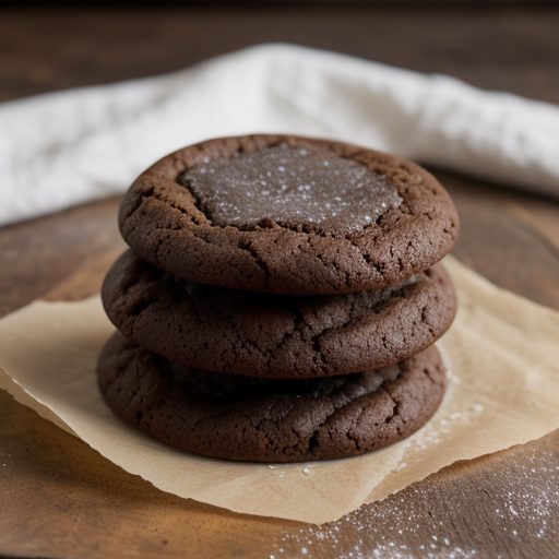 Chocolate-Nut Pudding Cookies recipe image