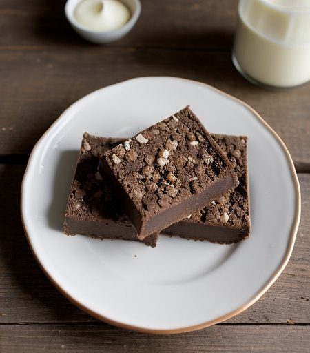 Chocolate Nut Slices recipe image