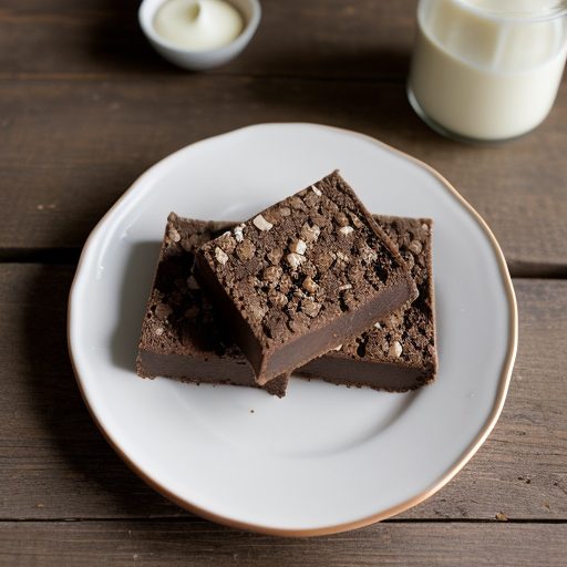 Chocolate Nut Slices recipe image