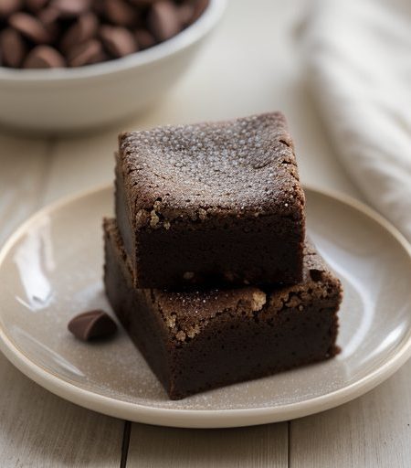 Chocolate Nut Squares recipe image