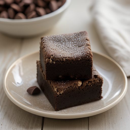 Chocolate Nut Squares recipe image