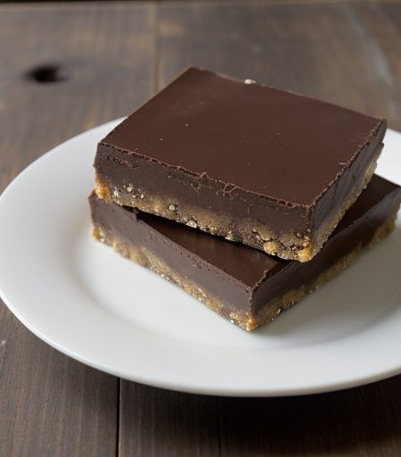 Chocolate Nut Toffee Bars recipe image