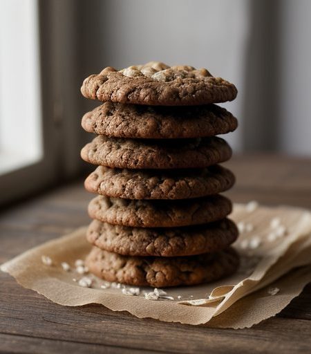 Chocolate Oatmeal Cookies recipe image