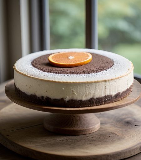 Chocolate Orange Cheesecake recipe image