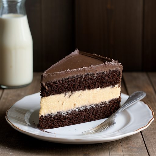 Chocolate Orange Ribbon Cake recipe image