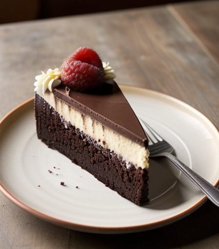 Chocolate Orange Torte W/Raspberry Coulis recipe image