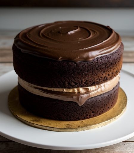 Chocolate Peanut Butter Cake recipe image