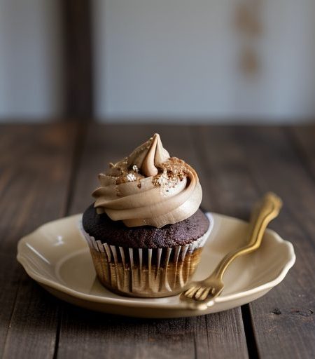 Chocolate Peanut Butter Cupcakes recipe image