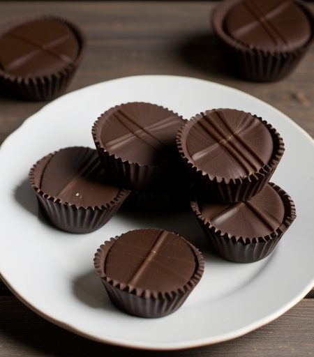 Chocolate Peanut Butter Cups Ala Weight Watchers recipe image