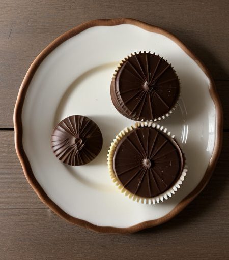 Chocolate - Peanut Butter Cups (Jello Puddin recipe image