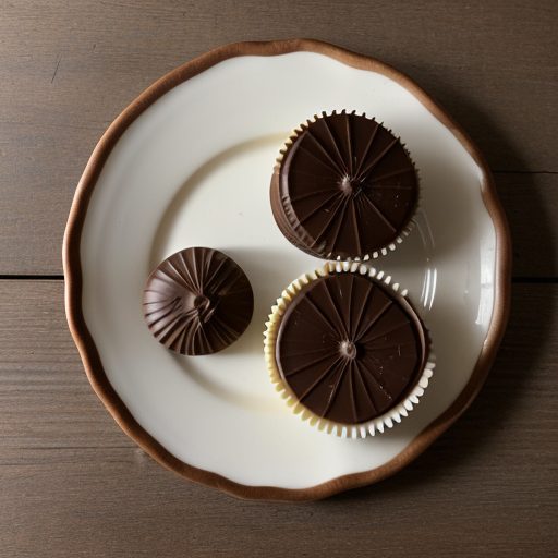 Chocolate - Peanut Butter Cups (Jello Puddin recipe image
