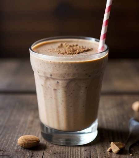 Chocolate Peanut Shake recipe image
