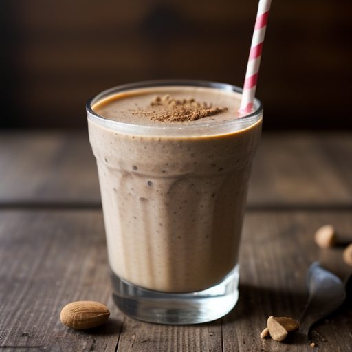 Chocolate Peanut Shake recipe image