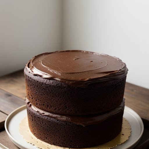 Chocolate Pecan Brownie Cake recipe image