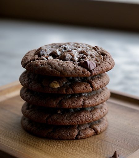 Chocolate Pecan Cookies recipe image