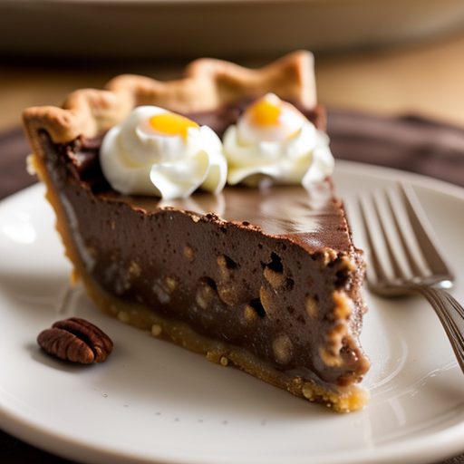 Chocolate Pecan Fudge Pie recipe image