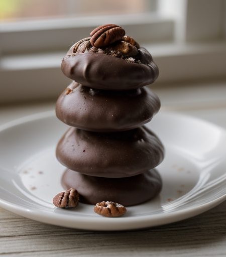 Chocolate Pecan Kisses recipe image