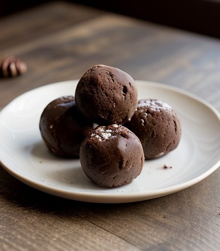 Chocolate Pecan Rum Balls recipe image