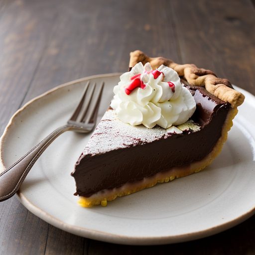 Chocolate Peppermint Angel Pie recipe image
