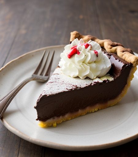 Chocolate Peppermint Angel Pie recipe image