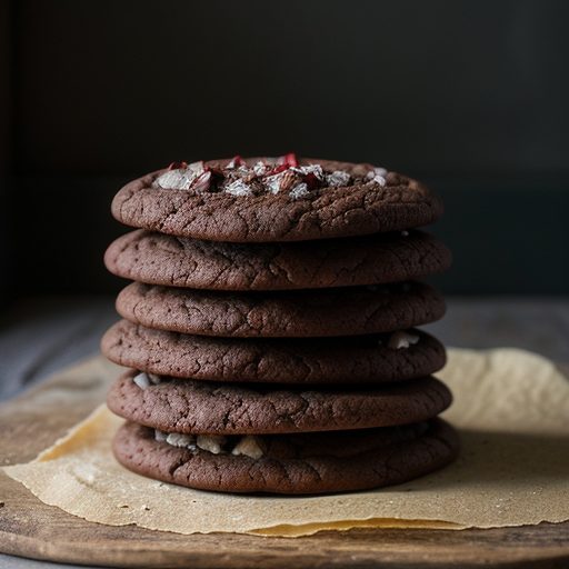 Chocolate Peppermint Cookies recipe image