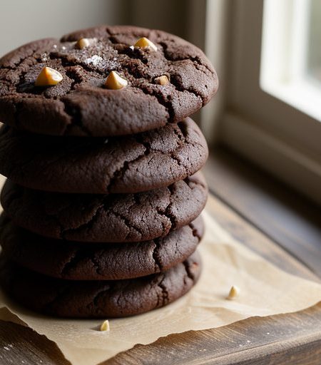 Chocolate Pinon Cookies recipe image