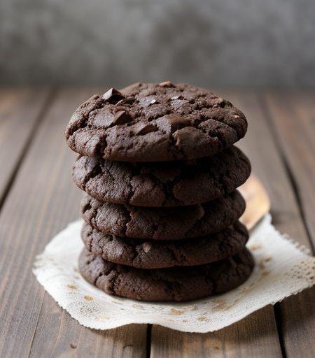 Chocolate Pinon Cookies (Tht recipe image