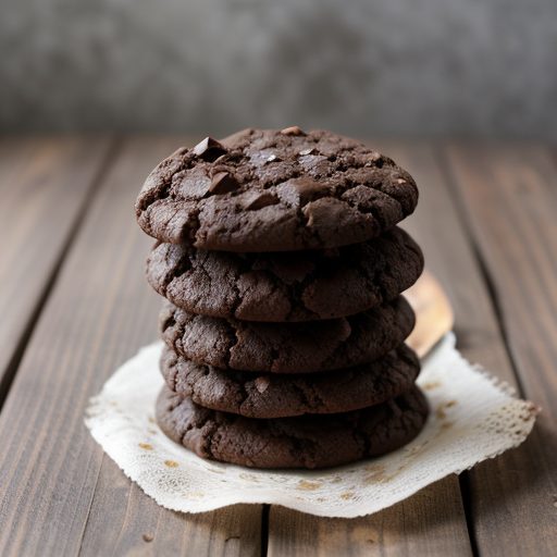 Chocolate Pinon Cookies (Tht recipe image
