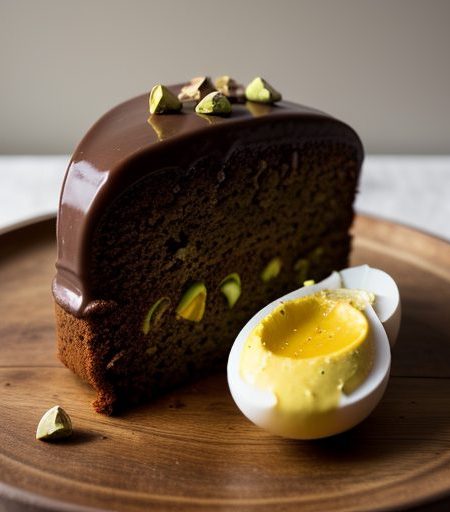 Chocolate Pistachio Bundt Cake (Gxdb48 A recipe image