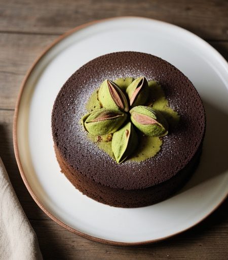 Chocolate Pistachio Orange Cake recipe image