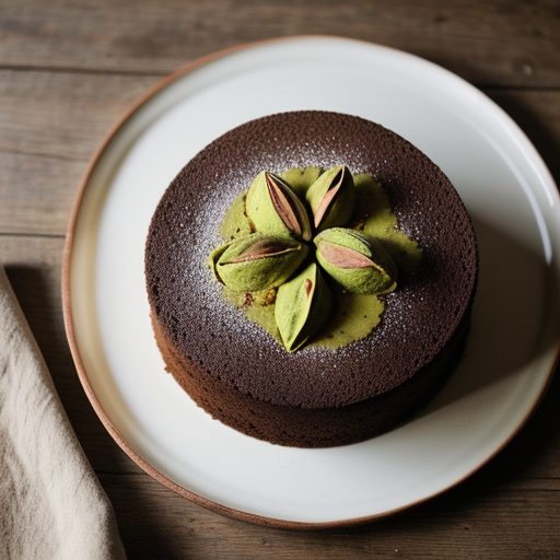Chocolate Pistachio Orange Cake recipe image