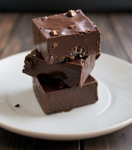 Chocolate Popcorn Fudge recipe image